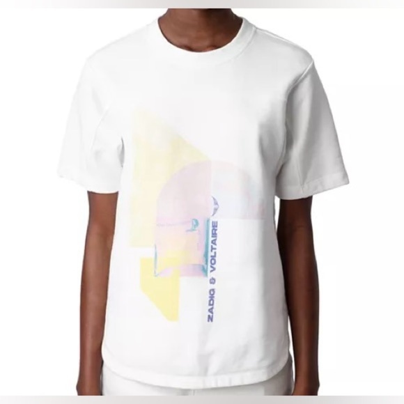 Zadig & Voltaire | Bow Mo Terry Palmier Tee - Picture 1 of 6